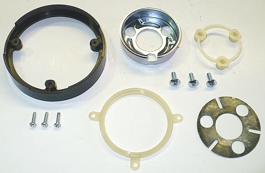 Master Horn Button Repair Kit for 1-1/4 Steering Wheels Fits 46-64 CJ-2A,  3A, 3B, 5